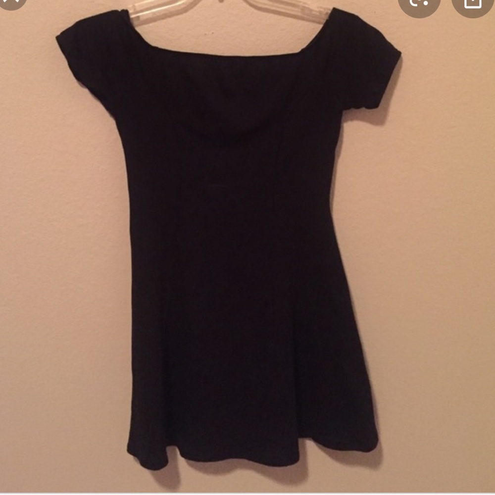 Black Off the Shoulder Pacsun Dress